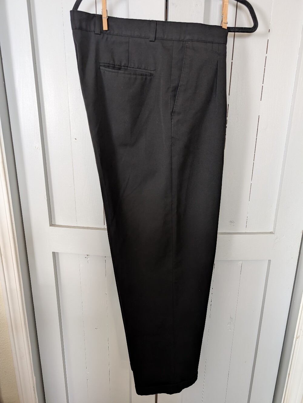 Adolfo Black Men's Dress Pants - Classic Straight Cut